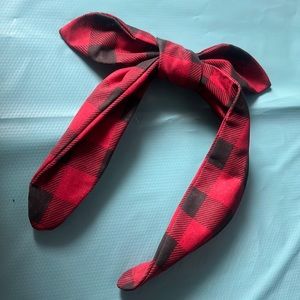 5/$25 Buffalo plaid knot band